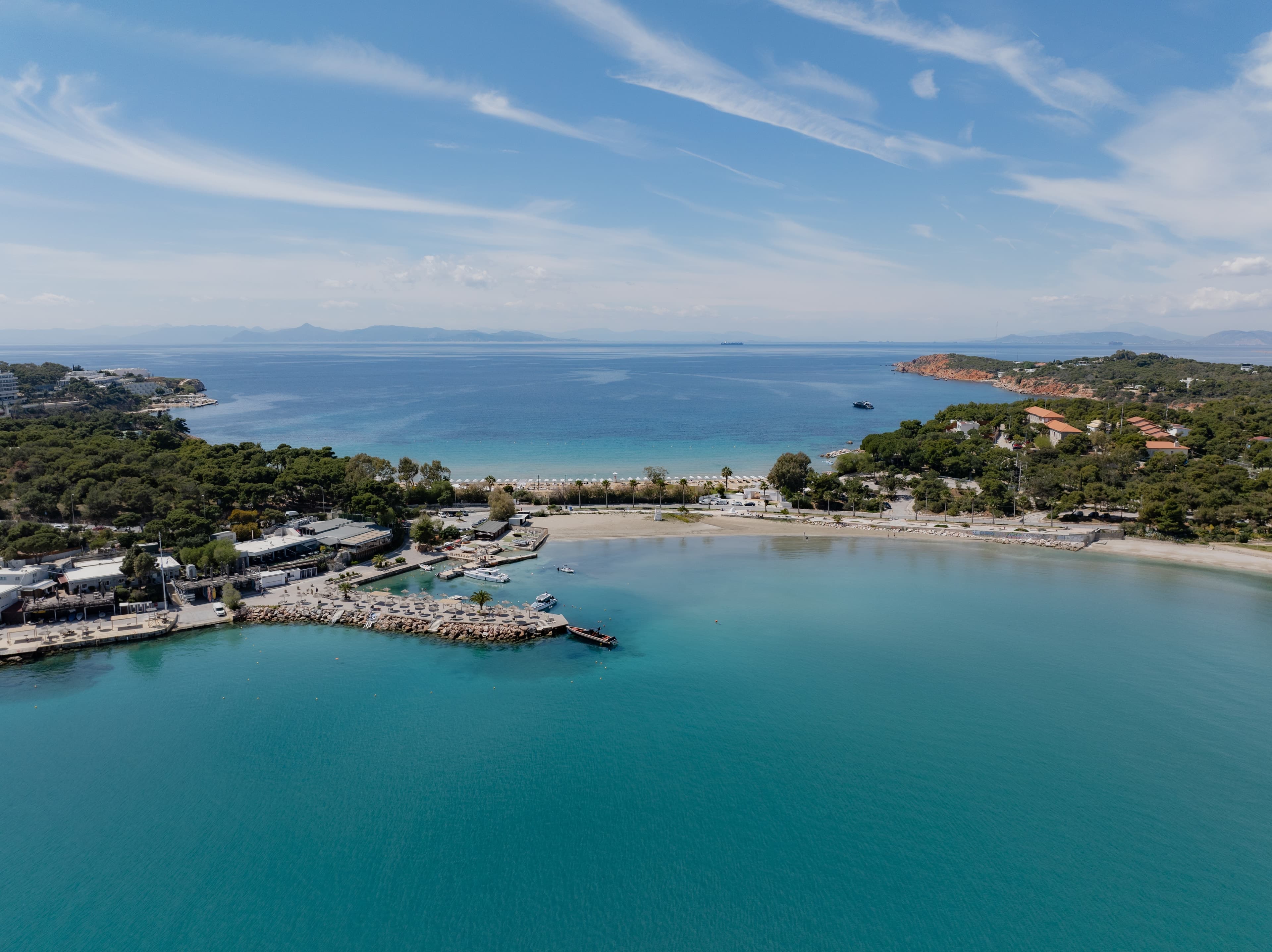 The Laimos peninsula at Vouliagmeni